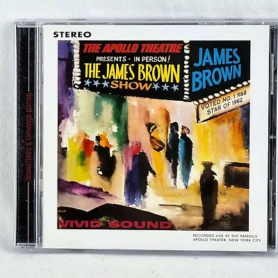 JAMES BROWN Live At The Apollo CD 1962 Expanded Edition 4 Bonus Tracks Remastred • £9.36