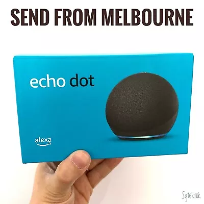 $58.95 • Buy NEW Amazon Echo Dot (4th Gen) With Alexa Smart Home Speaker - Charcoal (AU Plug)