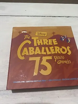 £44.69 • Buy The Three Caballeros 75 Years Limited Edition Pin Set 1 Of 2000