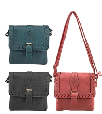 £13.99 • Buy Fat Giraffe Faux Leather Ladies Shoulder Bag With Buckle Detail Assorted Colours