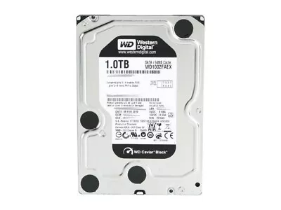 WESTERN DIGITAL 1TB 7.2K 6G 3.5in LFF SATA HDD HARD DRIVE - WD1002FAEX • $25