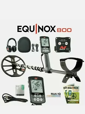 Minelab Equinox 800 Multi Frequency Metal Detector (ex Demo) • £750