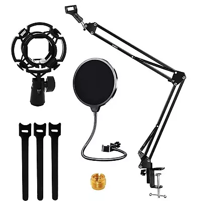 5Core 32  Microphone Scissor Arm Set Mic Stand Suspension Boom Desk Mount Holder • $29.88