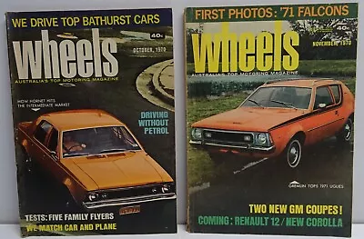 Vintage Wheels Magazine Bathurst Gt Falcon Hg Monaro And More 1970 • $17.95