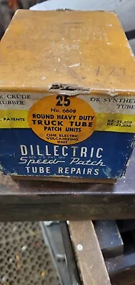 Vintage DILLECTRIC No. 6608 Speed Tire Tube Repair Kit With Patches NOS Read • $9.99