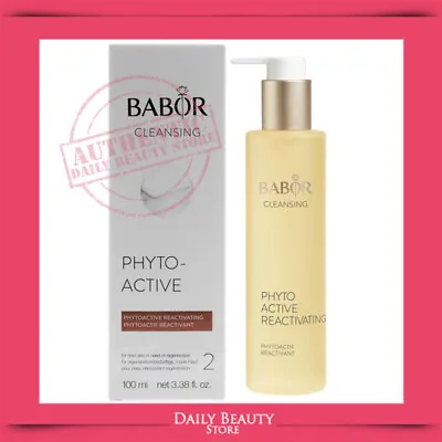 Babor Cleansing Phytoactive Reactivating 100ml 3.38oz SEALED NEW FAST SHIP • $25.98