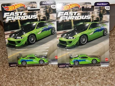 Hot Wheels Brian’s Mitsubishi Eclipse Fast & Furious Fast Stars 1/5 Lot Of 2 • $27