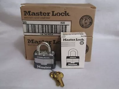 Master Lock Commercial Padlock 3KA Key 0536 Tough Under Fire • $10