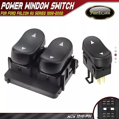 Set Of 2 Double+Single Power Window Switches For Ford Falcon AU 1998-2002 • $21.99