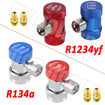 R134a/R1234yf Quick Connector Adapter Fitting Coupler For AC High/Low Side Kit • $15.99