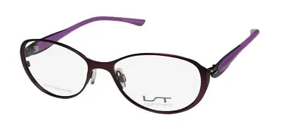 New Lightec By Morel 7039l Stainless Steel Upscale Sleek Eyeglass Frame/glasses • $22.45