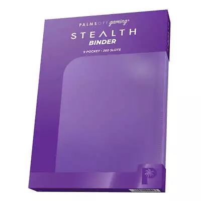 STEALTH 9 Pocket Zip Trading Card Binder - PURPLE • $39.44