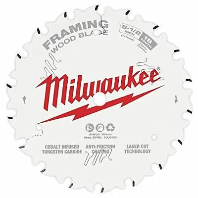MILWAUKEE'S Circular Saw BladeBlade Dia. 5-1/2 In. • $14.97