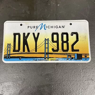 Pure Michigan License Plate 2010’s Mackinac Bridge Brand New Never Mounted • $10