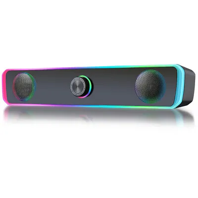 Bluetooth Computer Speakers Stereo Desktop Speaker Usb Power For Laptop PC • $21.84