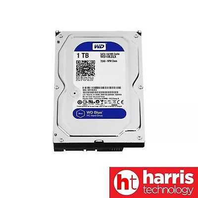 (Used) Western Digital WD10EZEX-60WN4A0 - 1TB 7.2K RPM SATA 3.5  Hard Drive HDD • $34.40