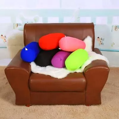 Soft Microbead Roll Cushion Neck Support For Travel Pillow Back Head Waist Sleep • £7.49