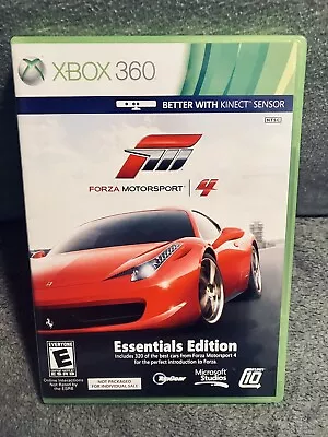 Forza Motorsport 4 Essentials Edition Microsoft Xbox 360 Tested & Works FREESHIP • $9.49