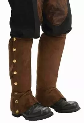 Brown Suede Steampunk Boot Spats • $21.04