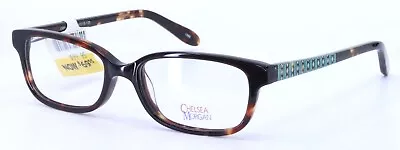 CHELSEA MORGAN CMM 3000 Tortoise Girls Kids Rectangular Eyeglasses 49-16-135 • $33.95