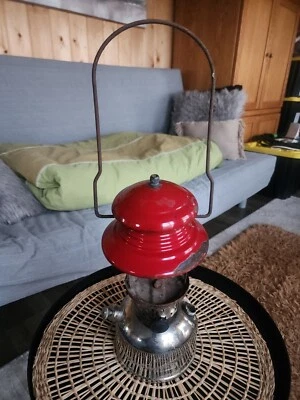 $89.99 • Buy Vtg 10 1957 Coleman Model 200 T-66 Camping LANTERN Chrome SUNSHINE OF THE NIGHT 