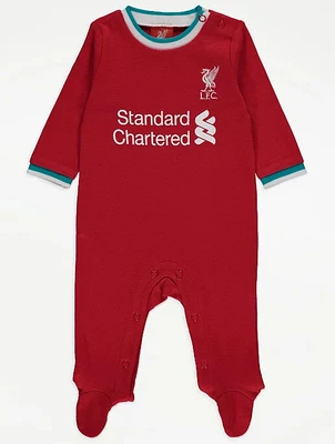 £14.99 • Buy Liverpool FC Baby Sleepsuit Babygrow Official Licensed Product 0-3  3-6 Month