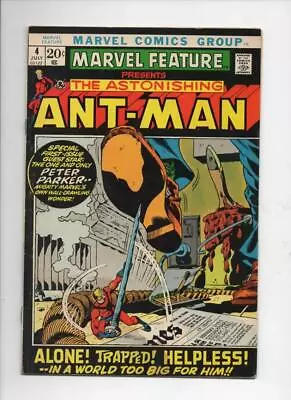 MARVEL FEATURE #4 VG+ Ant-Man Origin Spider-man 1971 More In Store • $39.99