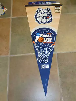 Uconn Connecticut Final Four 4 Basketball Pennant 2011 - 3 Foot Long Oversize  • $17.50