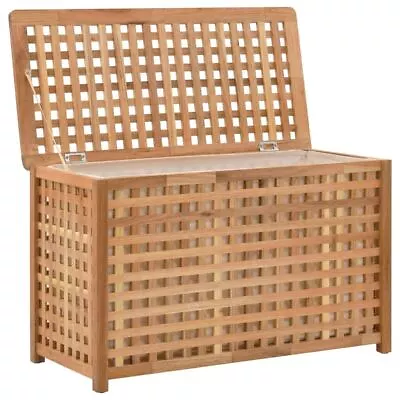 Laundry Chest Dirty Clothes Box Washing Wooden Basket Hamper Storage Organizer • $146.95