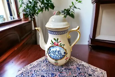 Vintage Elizabeth Arden Orient Express Rose Castle Teapot • $20