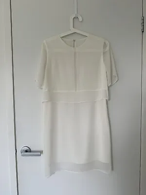 $50 • Buy Scanlan Theodore White Ivory Dress Event Size 6-8 XS S