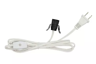 Single Clip In Light Socket Cord Night Light Cord With Switch Replacement Cord • $7.99