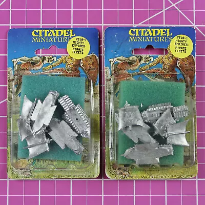 Mighty Empires Pirate Ships (2 Packs) Rare OOP Citadel Warhammer Man O War Fleet • $76.95