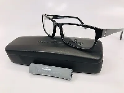 New Wide Guyz Black MOOSE Eyeglasses 60mm For The Stylish Large Man • $59.99