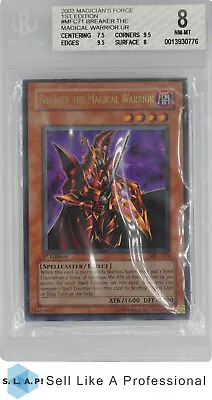 2003 YU-GI-OH! Magicians Force BREAKER THE MAGICAL WARRIOR MFC-071 BGS 8 • $41.19