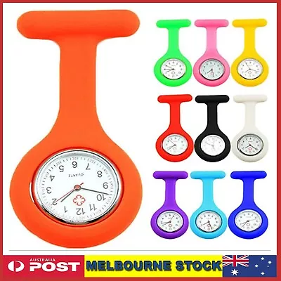 Silicone Nurse Watch Brooch Tunic Fob Nursing Nurses Pocket Pendant Watch • $1.49