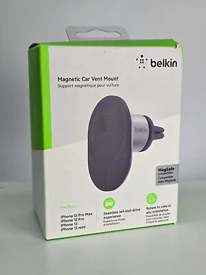 Belkin Magnetic Car Vent Mount WIC003 - Gray - Open-Box • $18.95