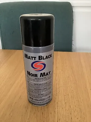 Autosmart Matt Black Paint 400ml - Non Cellulose SUITABLE FOR METAL & PLASTIC X1 • £8