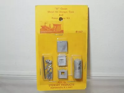 N Scale Stewarts Products Diesel Oil Storage Tank & Pump House  #1107 NIB • $14.99