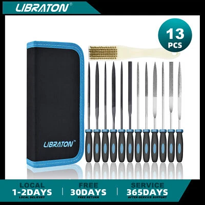 13PCS Libraton Small File Set Needle Diamond Files Jewlers Files & Steel Files • $16.16