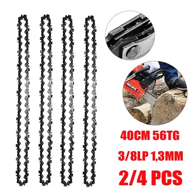 2/4Pcs 16inch 56 Drive Links Chainsaw Saw Chain Parts Tool Chainsaw Blade UK New • £9.99