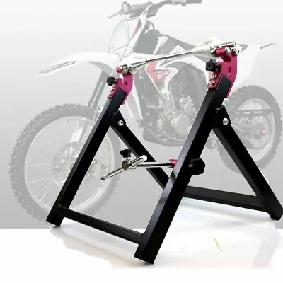 Foldable Motorcycle Stand Wheel Balancer & Truing Check True Balancing Mx Street • $79.99