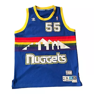 Dikembe Mutombo Denver Nuggets Hardwood Classics Jersey By Adidas #55 Size XL • $39.99