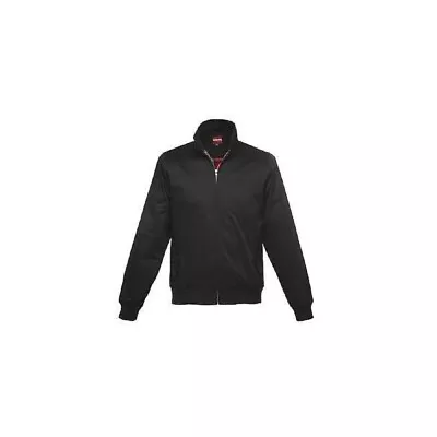 £75 • Buy Merc London New Vintage Retro Harrington Jacket Tartan Lining Navy Black Wine