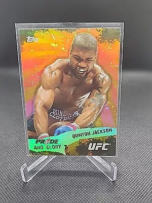 2010 Topps Ufc Bloodlines Insert Pride And Glory Quinton Rampage Jackson No.pg12 • $4.99