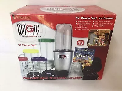 The Original Magic Bullet Express 17 Piece Set High Speed Blender Mixer System  • $34.99