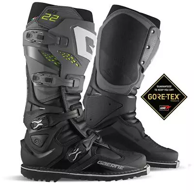 Gaerne SG22 Gore Tex Enduro Boots Anthracite MX Off Road Motocross Quad ATV • $789.15