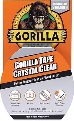 Gorilla Tape Crystal Clear 8.2m • £7.98