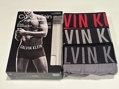 New - 3 Pack Calvin Klein Intense Power -  Micro Low Rise Trunks - Large (36-38) • $39.95