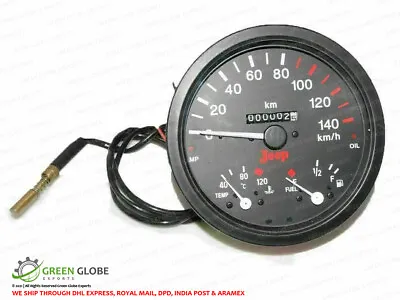 $41.99 • Buy Speedometer Cum Temperature Fuel Meter & Amp Oil Indicator Fit For Willys Jeeps